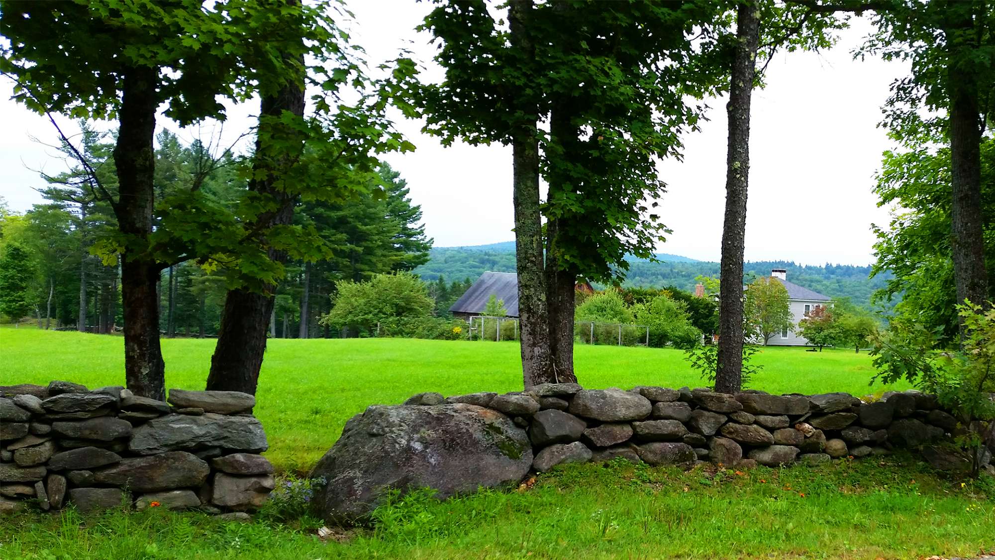 Our Stone Retaining Wall